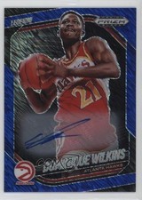 2024 Prizm Black Legends FOTL Blue Shimmer 24/25 Dominique Wilkins Auto HOF 1o2