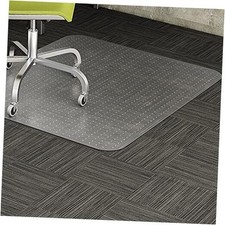 LLR82821 Carpet Chair Mats, 2.48" Height X 46x60 MODERATE USE/LOW PILE CARPET