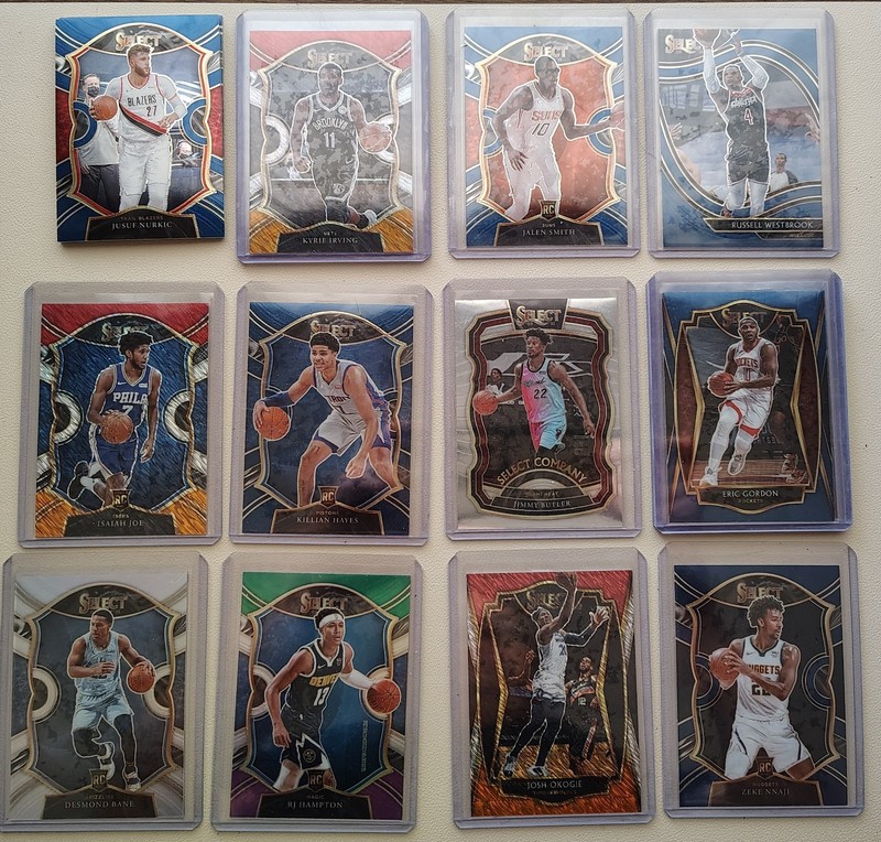 Lot Of 2020-21 Select  NBA Cards Inserts Variantions Rookies Base NM