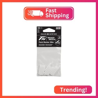 FW Mixed Media Paint Marker Nibs, Pack of 12, Small 1-2mm Round nibs (D160323103