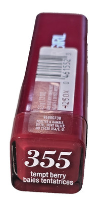 Cover Girl Lip Perfection Lipstick TEMPT BERRY 355 Discontinued Factory SEALED