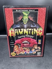 Haunting Starring Polterguy (Sega Genesis, 1993) Complete w Manual CIB