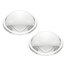 Diameter 23mm Flat Convex Lens, 2 Pcs Height 7.5mm Optical Lens, 1.3mm