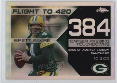 2008 Topps Chrome Collection Flight to 420 Refractor 179/199 Brett Favre HOF 4at