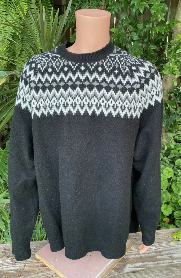 GAP Relaxed Forever Cozy Nordic Fair Isle Pullover Sweater Lagenlook Men’s XXL - Image 2 of 4