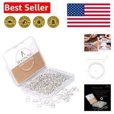 Versatile 6mm Silver Jump Rings   300 Pieces for Unique Jewelry Creations