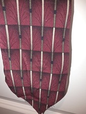 Grateful Dead Mens Neck Tie 1996 IT GROWS Eleventh Set Silk Maroon Black Necktie