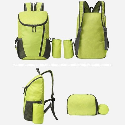 Reisefreundlicher faltbarer Rucksack wasserdichtes Design perfekt für draußen