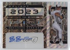 2022 Leaf Metal Flight 2023 To Snakeskin Mojo 1/1 Brandon Barriera Auto 0i4k