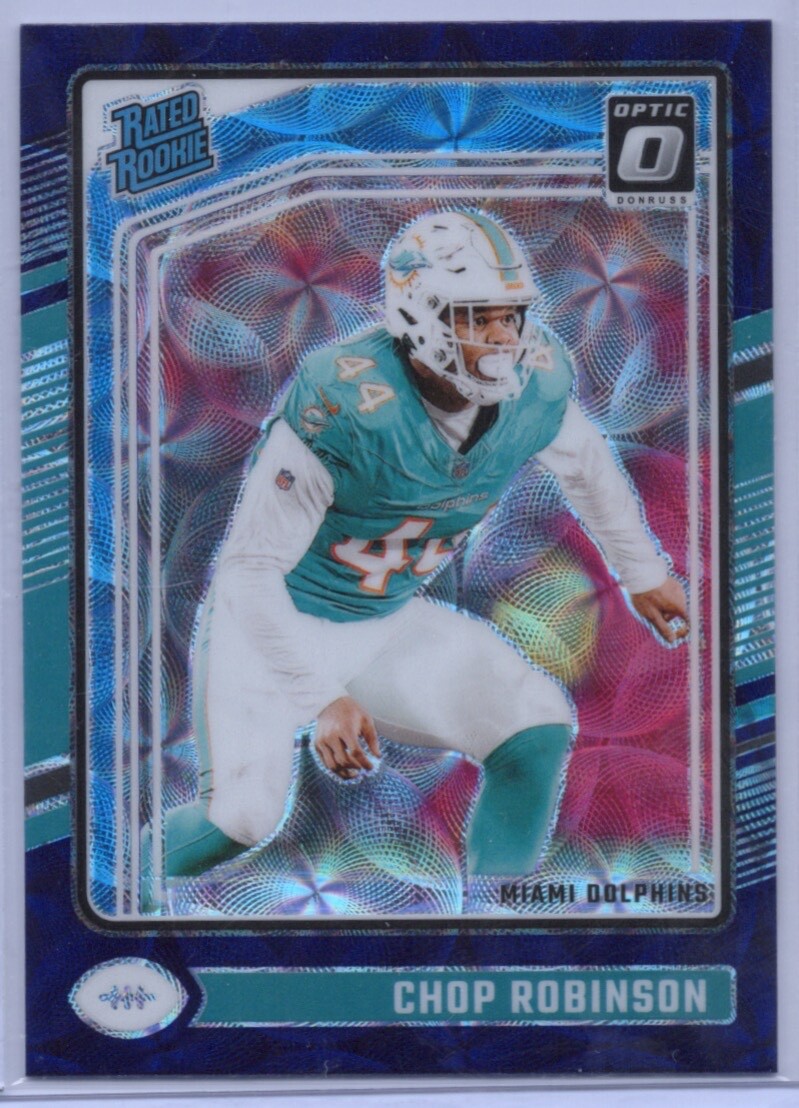 2024 Panini Donruss Optic - Rated Rookie Chop Robinson #219 Purple Scope