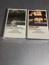2 Sealed Cassette Tapes By Vermont Stream Sold Together