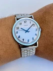 Vintage TIMEX Marlin Watch Mens Hand-winding White dial