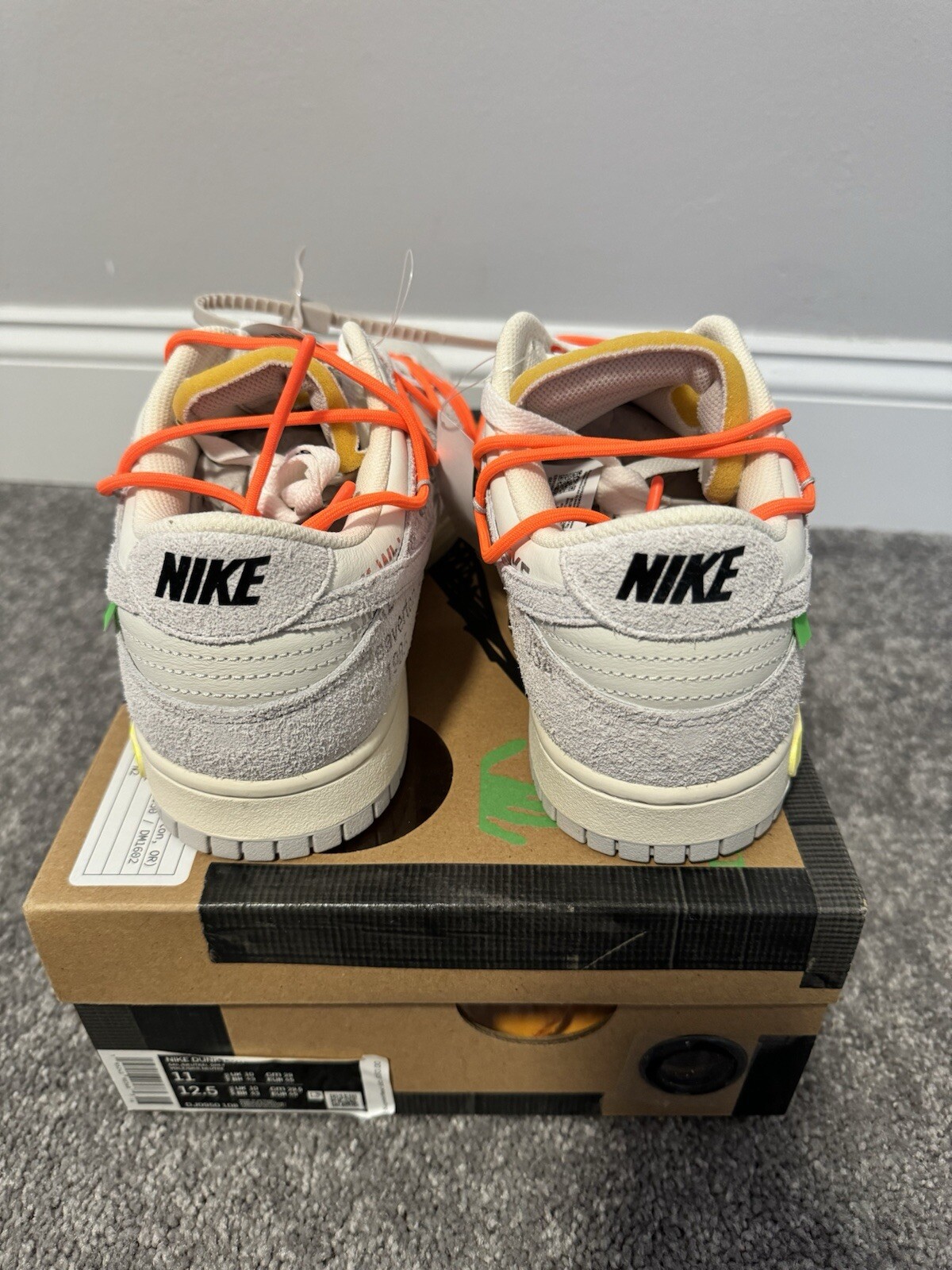 OFF WHITE X NIKE Nike Off White x Dunk Low 11 di 50 taglia 11