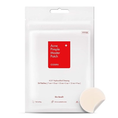 Cosrx Acne Pimple Master Patch - 1 Sheet, 24 Patches for Men & Women free shipp