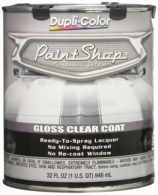 Dupli-Color EBSP30000 Clear Coat Paint Shop Finish System - 32 oz. Clear Gloss