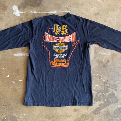 SUPER RARE 80s HARLEY DAVIDSON MOTORCYCLES T-SHIRT MEN SZ S RISQUÉ