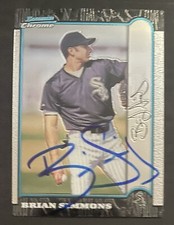 1999 Bowmsan Chrome #146 Brian Simmons Chicago White Sox Signed Card Autographed