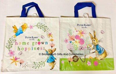 Einkaufstasche Paar zwei Griffe Taschen Peter Kaninchen Beatrix Potter Ostereierjagd