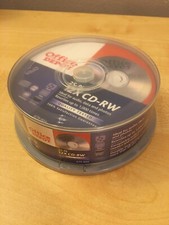 Blank Cd Disc CD-RW 12x Speed 700MB 80 Minutes Office Depot - 25 Pack Spindle