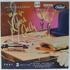 JACKIE GLEASON Music For Lovers Only (Part 2) CAPITOL EAP 2-352 EX- 45rpm 7"