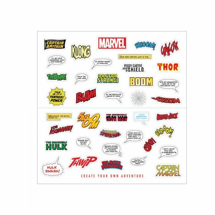 Royal Mail 2019 - Marvel Presentation Pack - Mini sheet, strips, and stickers! - Image 4 of 4