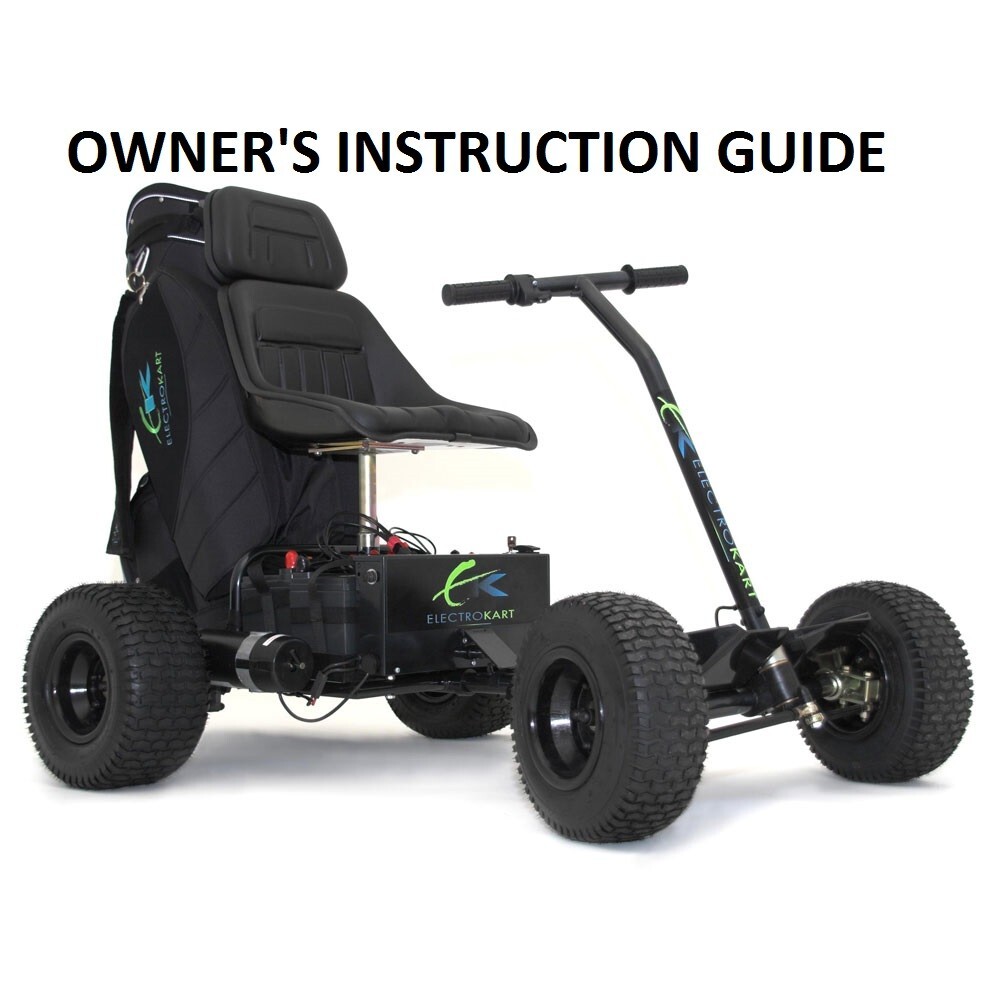 OWNERS INSTRUCTION GUIDE ELECTROKART VOYAGER GOLF BUGGY