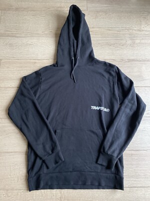 Trapstar Herren Logo Schwarz Hoodie Größe XL Brustumfang 46''
