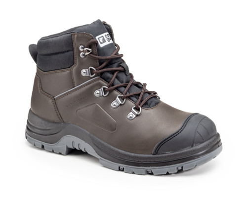 Chaussures de sécurité haute S3 homme cuir caramel COVER GUARD