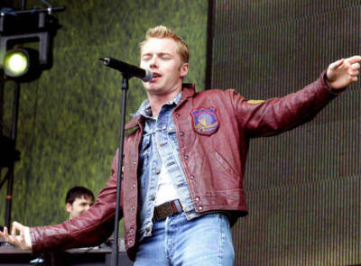 Ronan Keating at Party in the Park 2001 in Hyde Park London England Old Photo 4