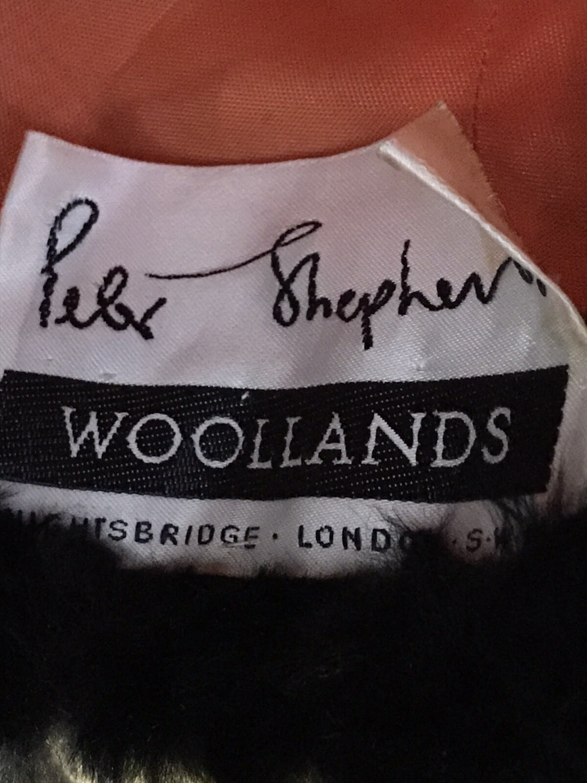 Vintage Peter Shepherd for Woollands of Knightsbridge Black 1960s Soft Fur Hat 5