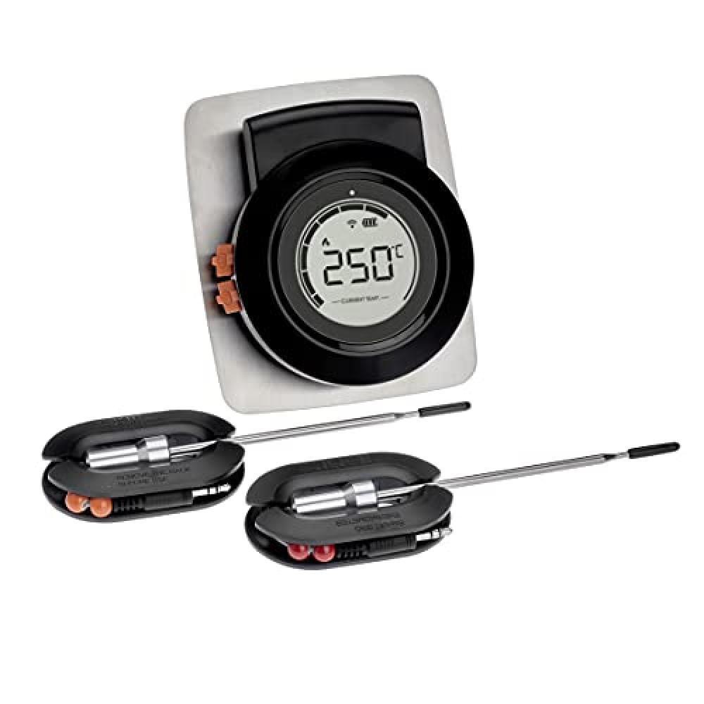 TFA Dostmann Hyper BBQ smart wireless termometro per BBQ, 14.1513.01, per Grill/