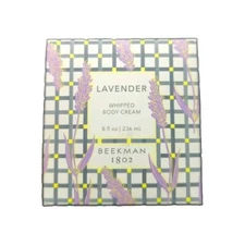 NIB Beekman 1802 Goat Milk Lavender Whipped Body Cream 8 fl oz