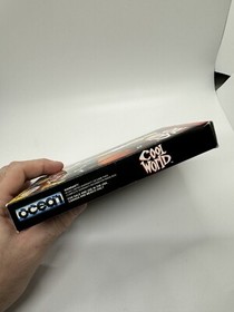 Cool World (Nintendo, NES) Complete CIB w/ Poster Near Mint Cart & Manual Rare!