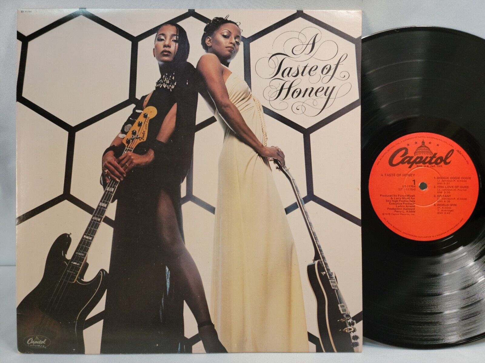 A Taste Of Honey - Self Titled - OG 1978 LP - CAPITOL - DISCO SOUL FUNK - EX
