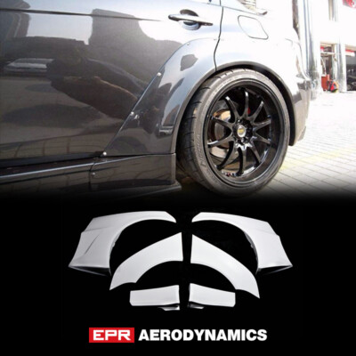For MITSUBISHI EVO10 VAR Wide style Ver. Wider FRP Rear Over Fender Mudguards