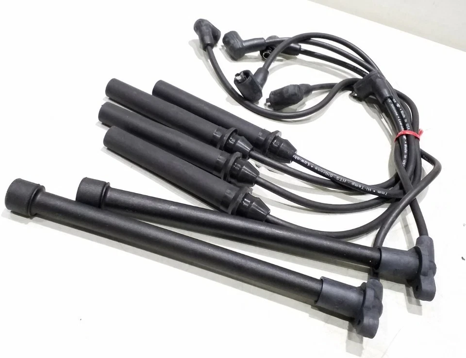 Juego de cables de encendido 9655 Prospark Premium 7 mm negro hecho en EE. UU. 9655 Foto 3 de 4