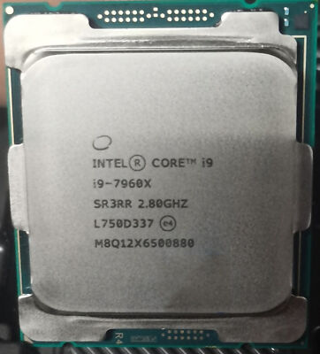 Intel Core i9-7960X 2.80GHz 16-core 32-thread 165W 22MB lga-2066 CPU processor