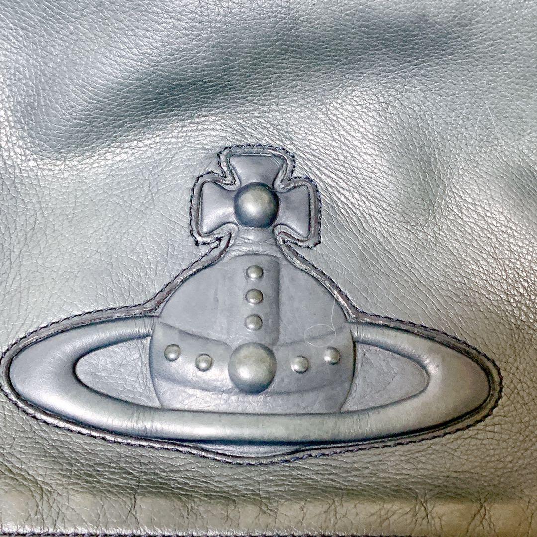★Vivienne Westwood★ ORB Logo 52030003 S000D H407 Clutch Ba Vivienne Westwood Orb-plaque Clutch Bag | Black | FARFETCH