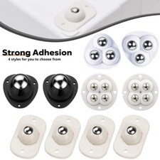 Sticky Swivel Pulley Rotating Wheels for Trash Can Bottom Small Appliances ﻿