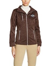 Covalliero Damen Strick-Softshelljacke Erina Gr XS 34 L 40 braun T10B Reitjacke