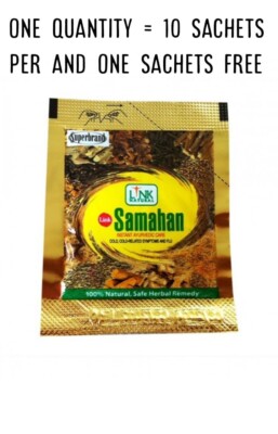Link Samahan Herbal Tea Ayurveda Natural Drink Fast remedy for Cold flu 10 pack