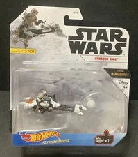 Speeder Bike With Biker Scout - Hot Wheels - Mandalorian - Star Wars - 2021 -New