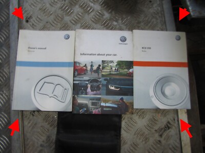 VW SCIROCCO 2010 HANDBOOK MANUAL RCD 510 USER GUIDE WALLET GENUINE 83K MILES