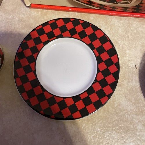Sakura Espresso Cup Saucer Set of 4 Route 66 Diner Demitasse Cappuccino 5oz NOS - Picture 9 of 10