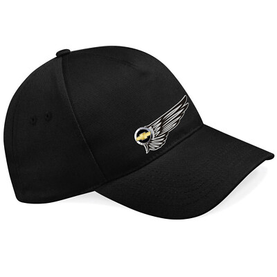 Chevrolet Chevrolette Flügel Auto Logo Schwarze Baseball Cap Baseballcap-K083-SW