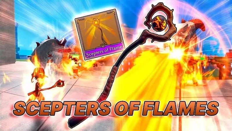 Scepter Of flames roblox king Legacy