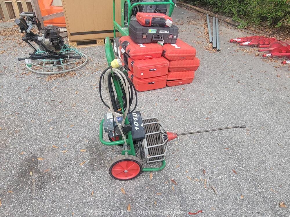 2018 Electric Eel Z5 50' Electric Portable Sewer Snake Drain Cleaner