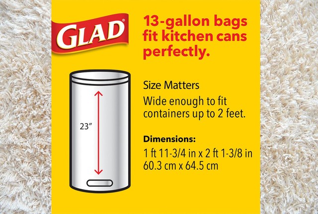 clear tall kitchen garbage bags