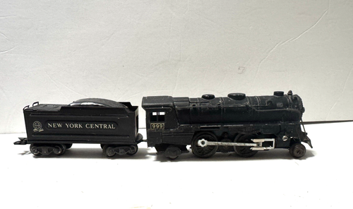 Marx 1950s 999 Locomotive and New York Central Tender train antique O gauge - Picture 2 of 20