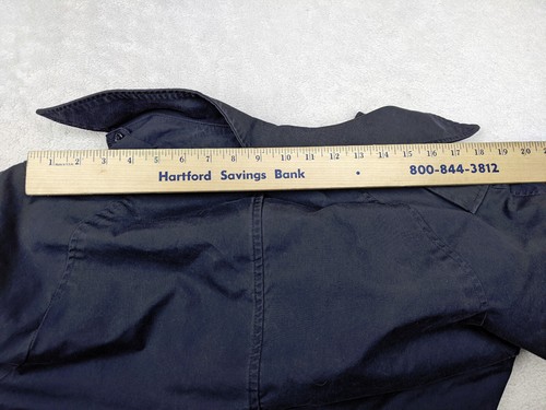 US Military Air Force Blue AF 3356 All Weather Coat Size 40XL 70s Vtg - Picture 14 of 17